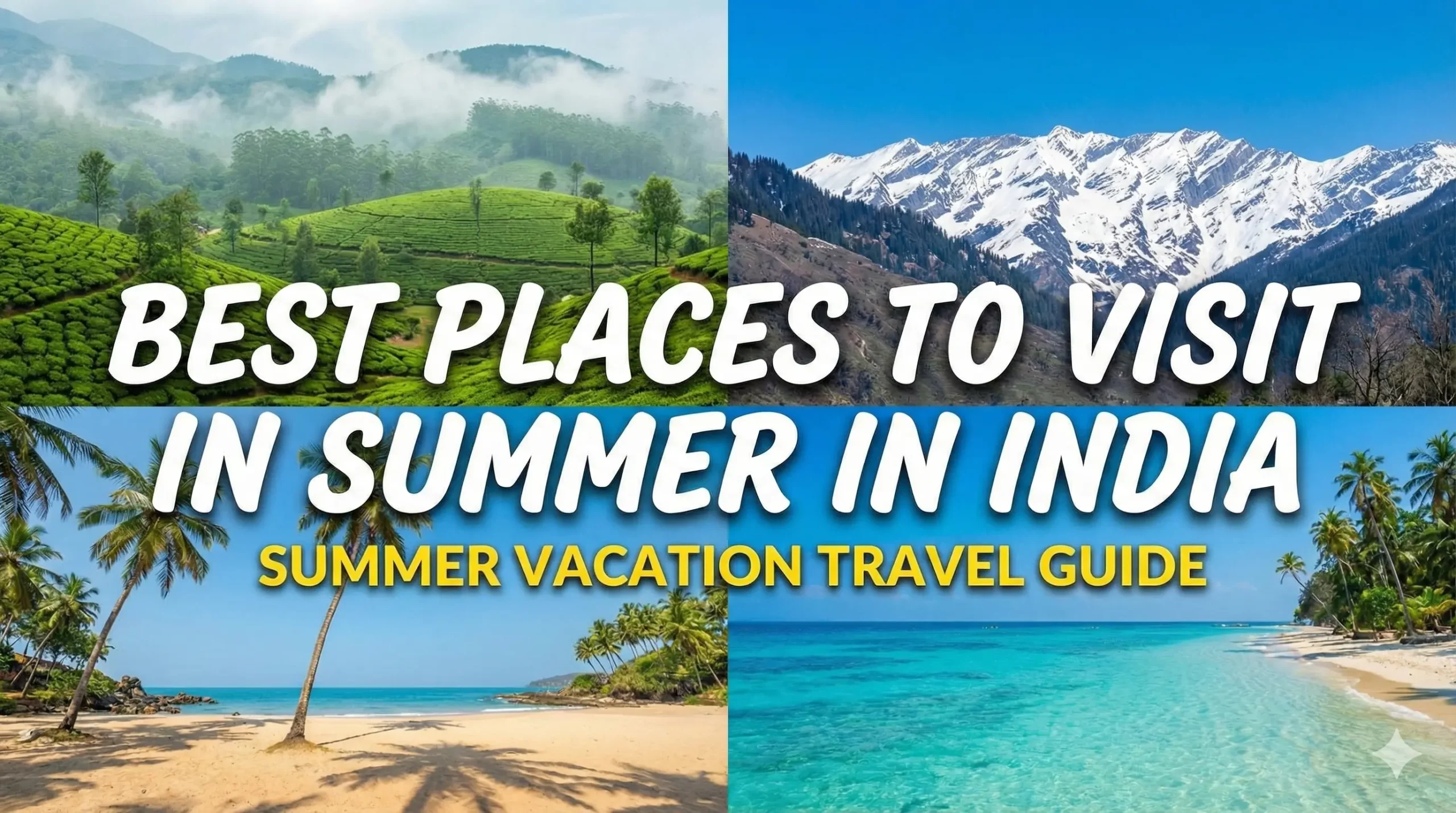 Best Places to Visit in Summer in India – Summer Vacation Travel Guide